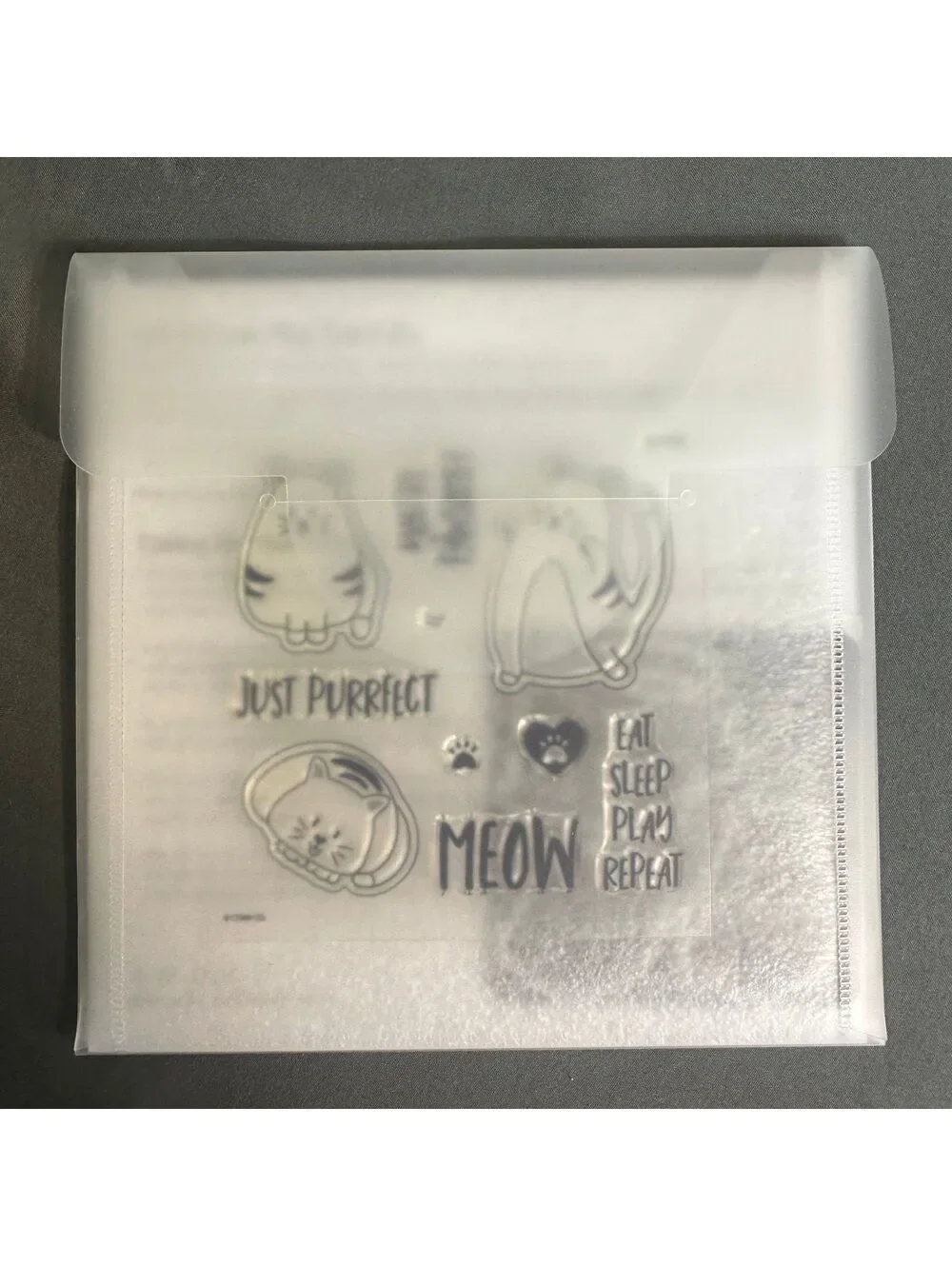 Close To My Heart Z3974 You're Pawsome Acrylic Stamp and Thin Cut Set